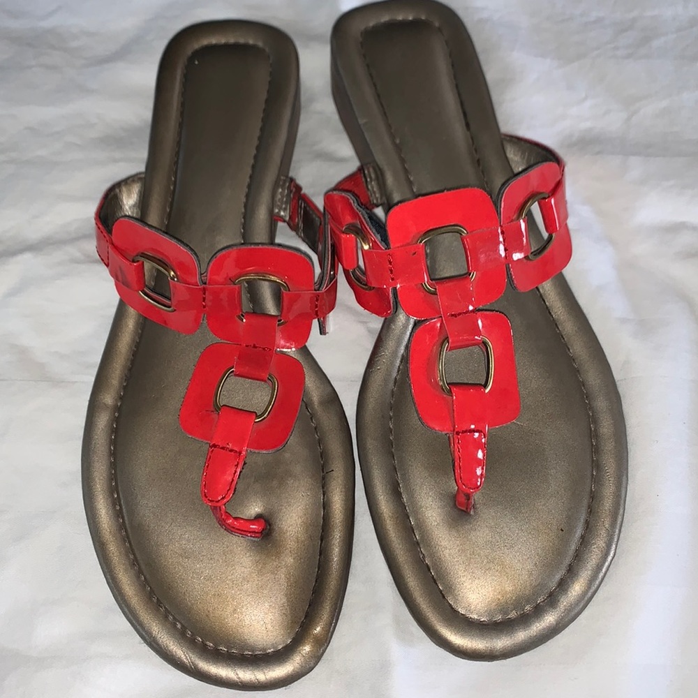 Naturalsoul slides flip flops Sz 8